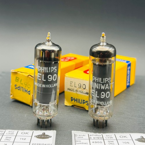 Coppia philips miniwatt el90 - coppia, /