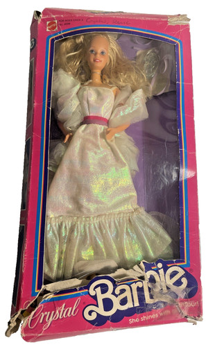 Mattel 1983 crystal barbie - mattel,