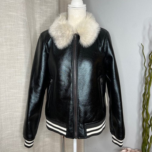 Giacca moto pelliccia - giacca,