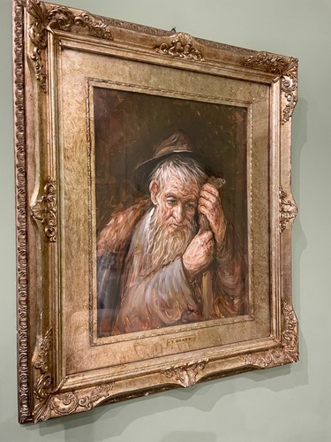 Quadro olio tela con - olio,