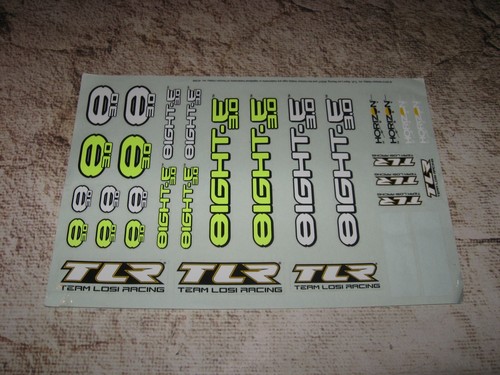 Foglio adesivo vintage losi - foglio, rc