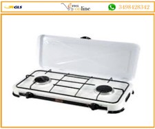 fornello a gas da campeggio 2 fuochi