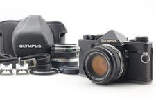 Fotocamera Olympus OM-1 pellicola nera revisionata [COME NUOVA] 50 mm F1.8 28 mm obiettivo F3.5 Giappone