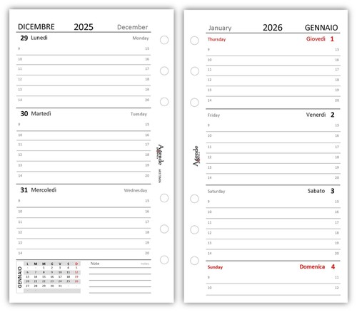 Agendepoint ricambio agenda - ricambio,