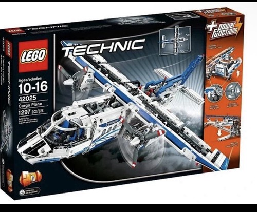 Lego technic aereo cargo 42025 - lego,
