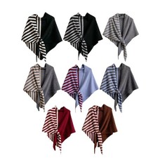 Sciarpa casual a righe da