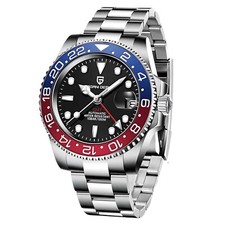 ? - Orologio Pagani Design Automatico PD 1662 GMT Uomo Acciaio Pepsi Zaffiro V2