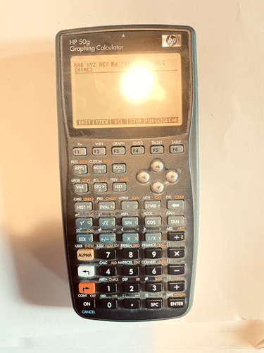 50g graphing calculator - hp,