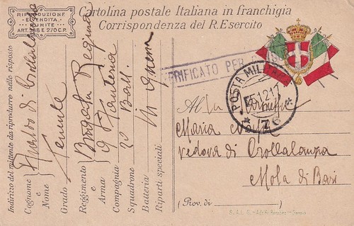 Cartolina postale - postale, in
