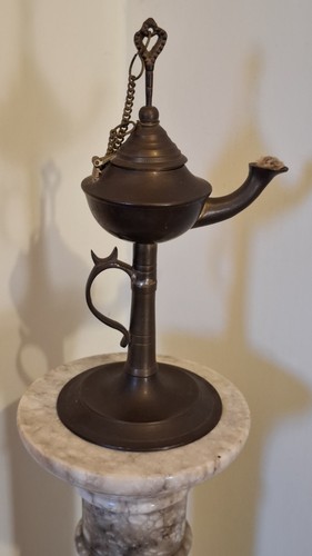 Lampada olio antica in - ad,