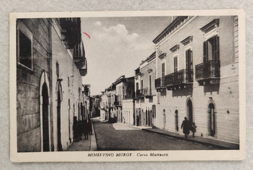 Cartolina bari minervino - minervino, murge