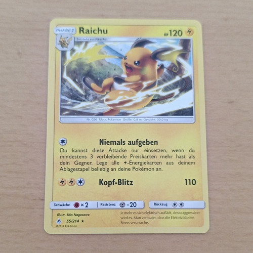 Pokémon tcg raichu 214 - pokémon,