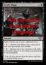 MTG LIVELY DIRGE FOIL EXC -