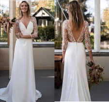 Abito da sposa manica lunga