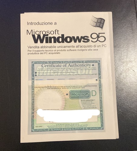 Licenza microsoft windows - licenza,