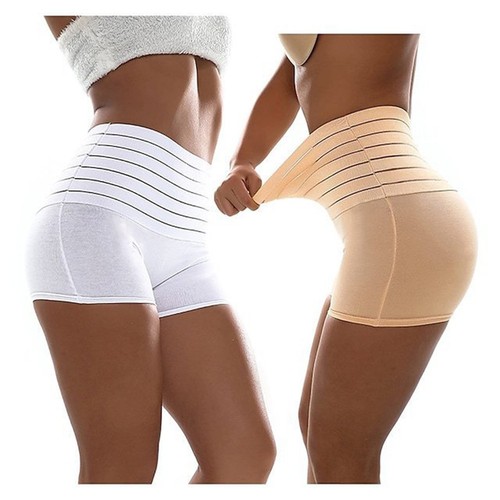 High waist polyester briefs - high,