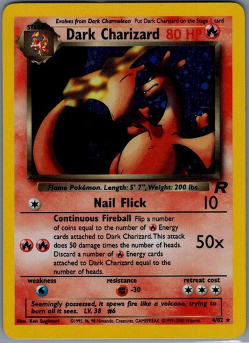 Dark charizard holo raro - holo,