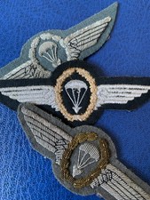 PARA' TEDESCHI: “BREVETTO PARACADUTISTA” LOTTO 3 BREVETTI ORIGINALI ANNI 70/80