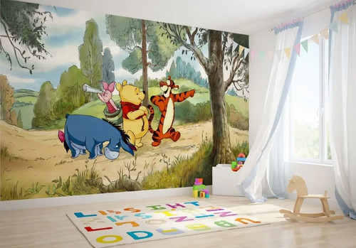 Disney winnie the - winnie, murale