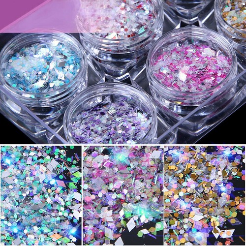 Decorazioni unghie glitter