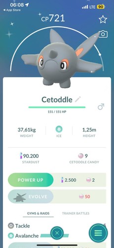 Shiny cetoddle t c - ✨,