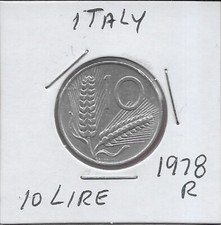 ARATRO ITALIA 10 LIRE 1978R