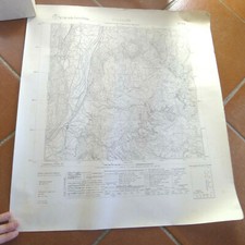 MAPPA IGM 1927 MILITARE  CALLIANO FOLGARIA TRENTO ALPINISMO WW1 DOLOMITI ALDENO