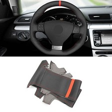 Coprivolante in pelle nero +