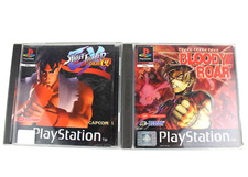 Coppia GIOCHI PLAYSTATION 1 Bloody Roar Hyper Beast Duel STREET FIGHTER EX PLUS
