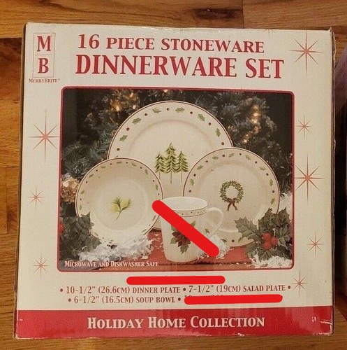Merry brite 3pz - 3pz, piatto