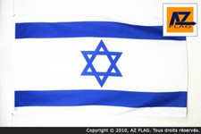 BANDIERA ISRAELE 90x60cm - GRAN BANDIERA ISRAELIANA 60 x 90 cm Poliestere legger