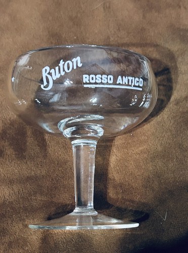Bicchiere buton rosso antico - bicchiere,