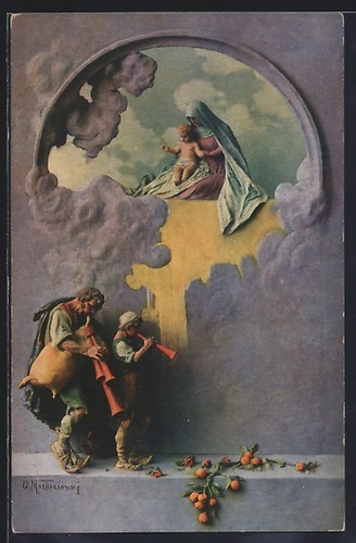 Cartolina artistica domenico - cartolina,