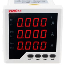 Amperometro trifase AC display