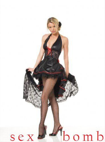 Sexy abito nero costume - abito,