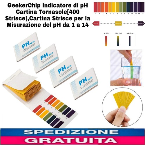 Indicatore cartina - di, ph