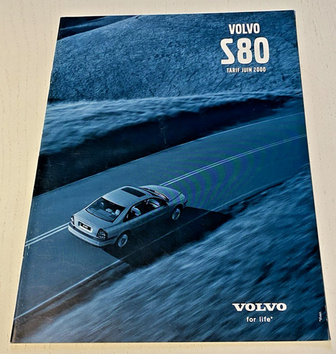 Brochure vente volvo s80 - volvo,