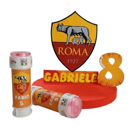 Kit compleanno roma calcio - kit,