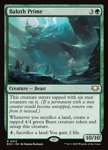 Magic card english baloth - card,