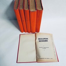 Enciclopedia Nuovissima anni 60 Il calendario del popolo Editore 5 volumi + app