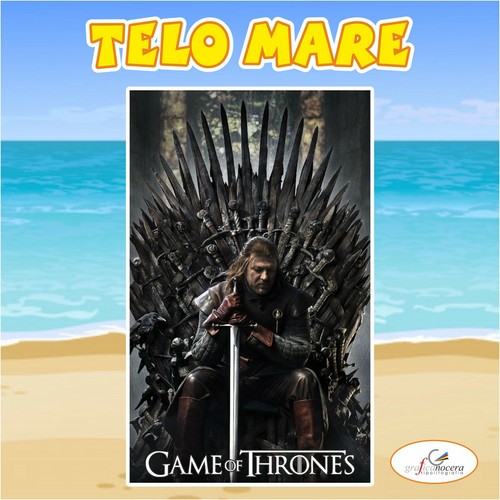 Asciugamano telo mare - mare, in