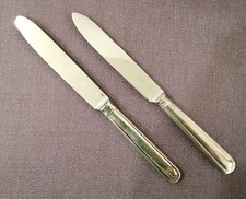 CESA ARGENTERIA, 2 coltelli frutta (uno modello Windor e uno modello inglese)