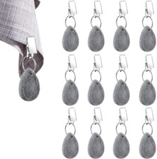 NAMIS Confezione da 12 Pesi per tovaglie, Pesi per tovaglie con Clip, Pesi per t