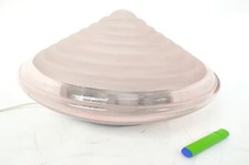 Grande Plafoniera applique D=50cm vintage'60 Vetro Murano Rosa Alluminio-XXX