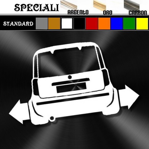 Adesivo sticker fiat panda - sticker,