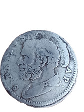 ROMA . GROSSO CON SAN. PIETRO. RARA. 1730-1740. ARGENTO. CLEMENTE XII.    N.17