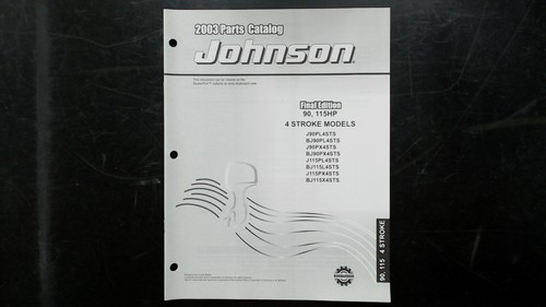Johnson 2003 catalogo ricambi - catalogo,