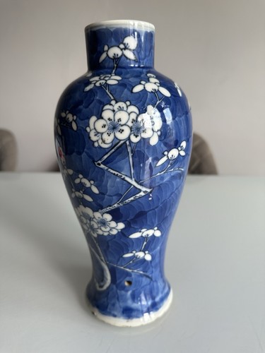 Antico vaso cinese prunus blu - antico,