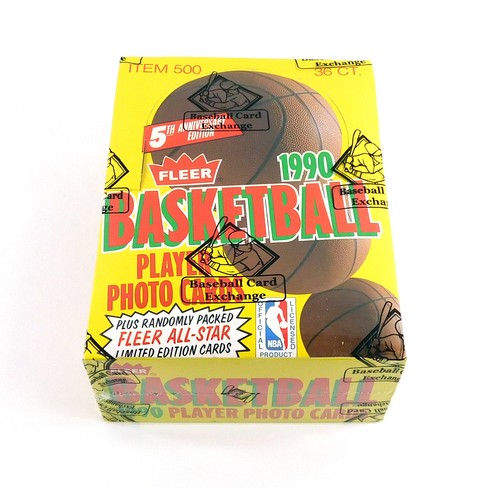 Scatola pallacanestro fleer - pallacanestro,