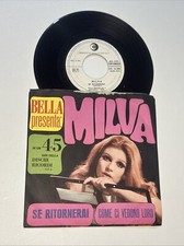 MILVA Se ritornerai / Come ci vedono loro - Disco Vinile 45 Giri